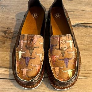 Ariat Shoes, Cow Skull Design